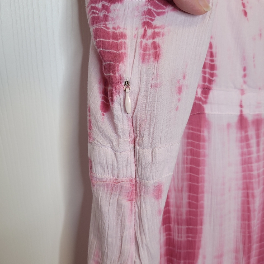 J. Jill Pink and White Tie-Dye Maxi Sundress - Picture 5 of 7